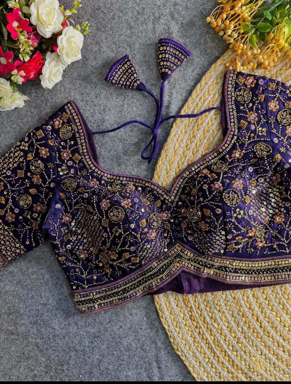 Bridal Handwork Blouse - Image 3