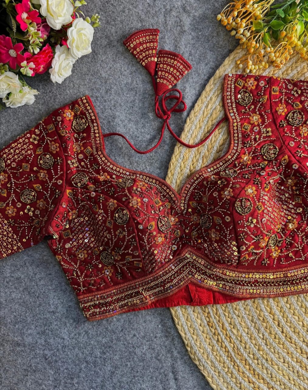 Bridal Handwork Blouse - Image 2