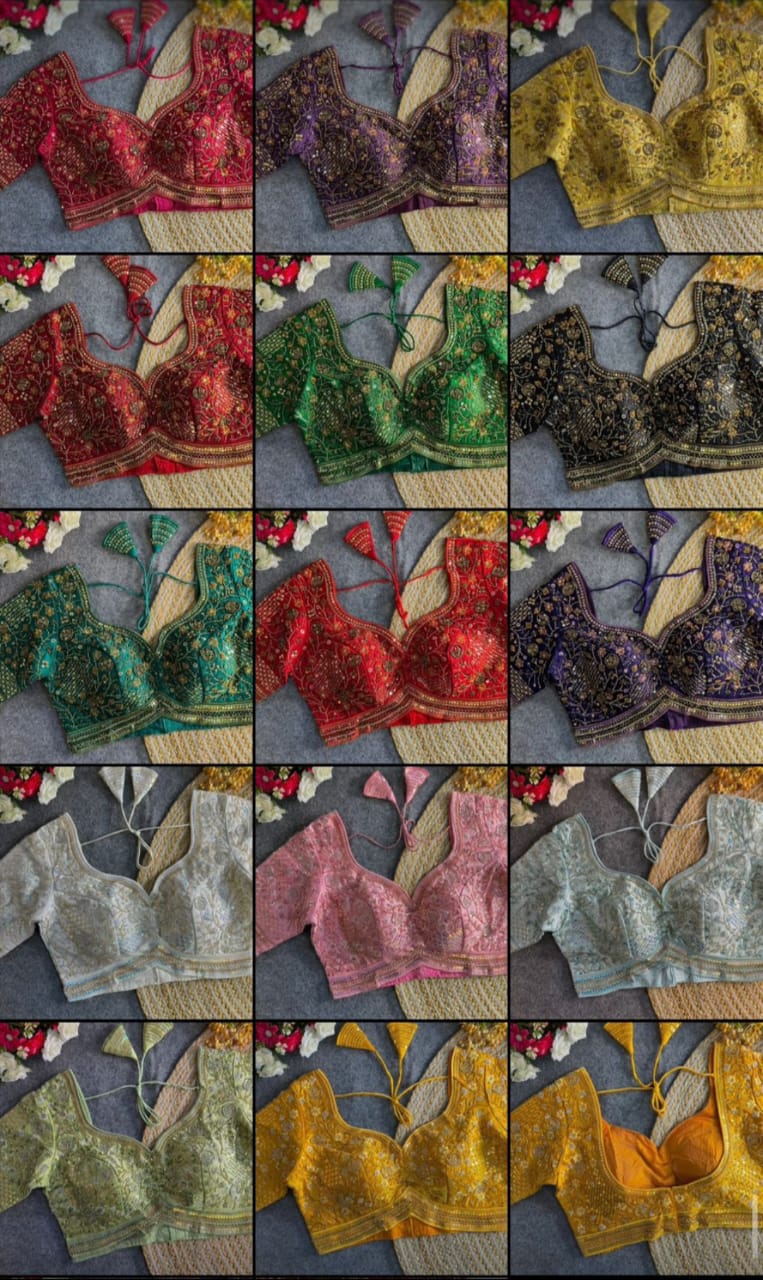 Bridal Handwork Blouse - Image 6