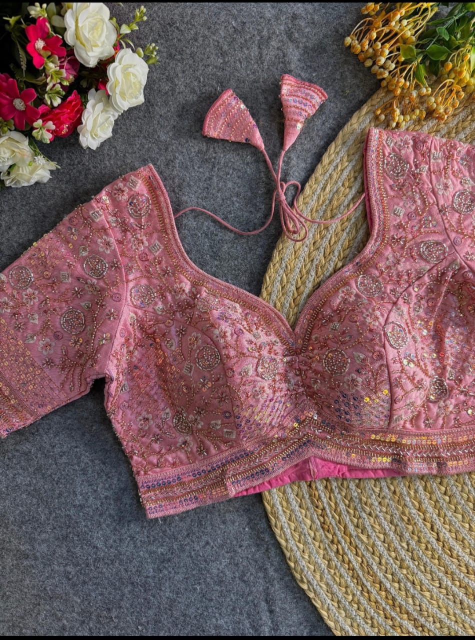 Bridal Handwork Blouse - Image 11